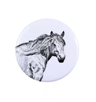 Cheval de montagne basque - Bague de collection avec l'image d'un cheval, produit fait à la main, marque Art-Dog
