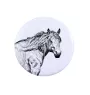 Basque Mountain Horse - collector's ring with a horse portrait, handmade product, Art-Dog brand