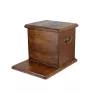 Percheron/Belgian - urn for horse ashes with a statuette, personalized urn with engraving, large box for horse ashes from the Art-Dog brand