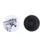 Baskisches Bergpferd - Magnet mit Pferd, ein einzigartiges Abdruck des Pferdes der Marke Art-Dog