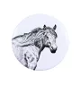 Baskisches Bergpferd - Magnet mit Pferd, ein einzigartiges Abdruck des Pferdes der Marke Art-Dog