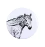 Baskisches Bergpferd - Magnet mit Pferd, ein einzigartiges Abdruck des Pferdes der Marke Art-Dog