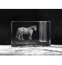 Basque Mountain Horse - Pen stand, crystal organiser with picture of a horse, unique desk decoration by Art-Dog brand
