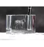 Basque Mountain Horse - Pen stand, crystal organiser with picture of a horse, unique desk decoration by Art-Dog brand