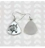 Cheval de montagne basque - boucles d'oreilles avec un cheval, boucles d'oreilles pendantes avec une image, bijoux personnalisés avec l'impression de la marque Art-Dog
