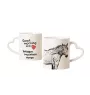 Cheval de montagne basque - tasse avec chien, une tasse adorable avec une anse en forme de cœur, un cadeau universel de la marque Art-Dog
