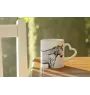 Basque Mountain Horse - cup with a dog, adorable cup with a heart-shaped handle, universal gift from the Art-Dog brand