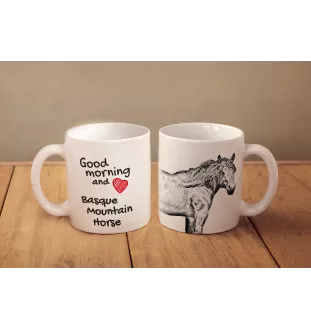 Cheval de montagne basque - tasse avec chien, tasse personnalisée avec impression, cadeau classique pour tous de la marque Art-Dog