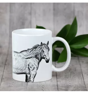 Baskisches Bergpferd - Tasse mit Pferd, niedliche Tasse mit Grafik, Geschenk mit Ihrem Foto von der Marke Art-Dog