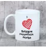 Basque Mountain Horse - cup with a horse, cute cup with graphics, a gift with your photo from the Art-Dog brand