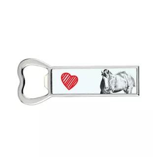 Clydesdale - Flaschenöffner mit Pferd, personalisierter Kühlschranköffner, einzigartiges Geschenk für Männer von der Marke Art-Dog