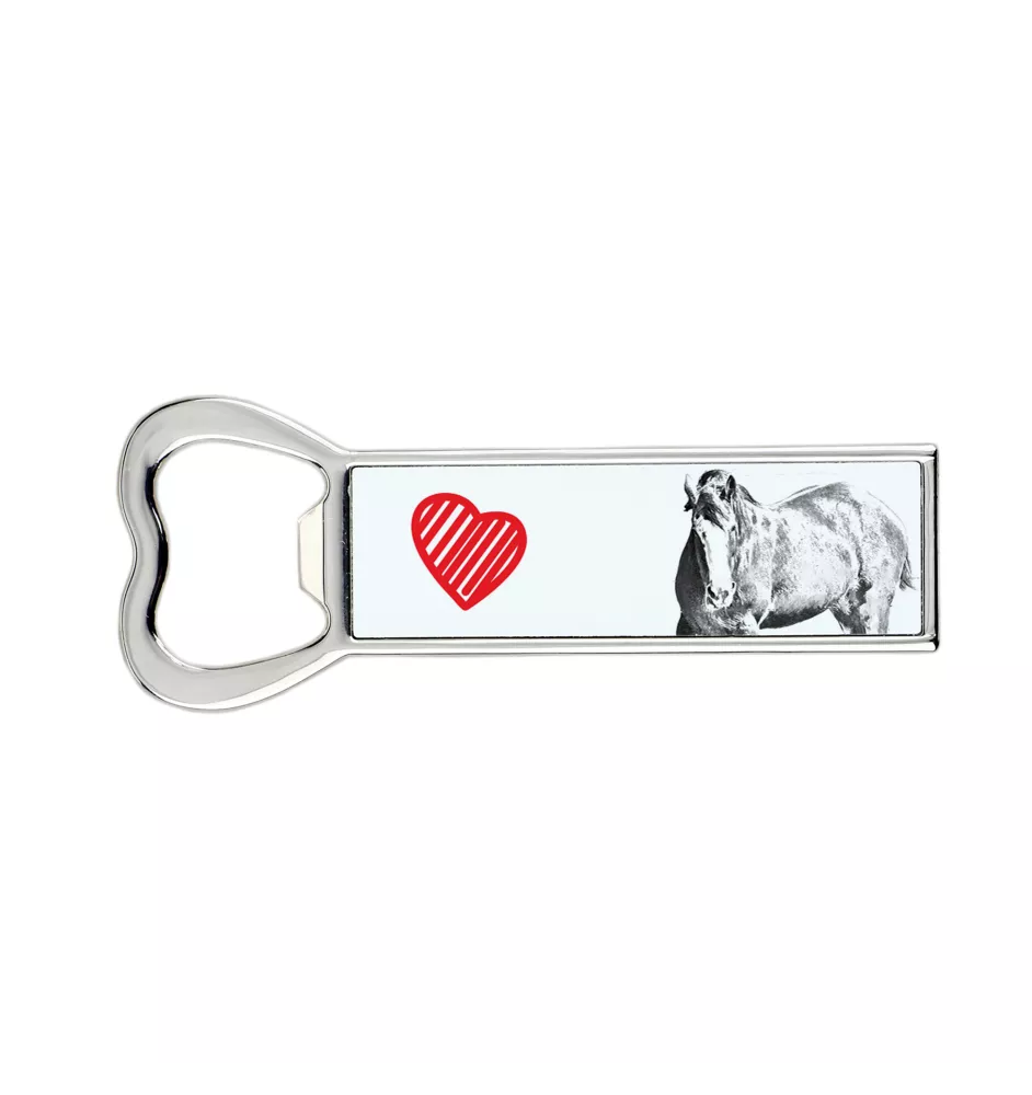 Clydesdale - Flaschenöffner mit Pferd, personalisierter Kühlschranköffner, einzigartiges Geschenk für Männer von der Marke Art-Dog