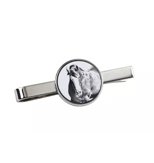 Clydesdale - tie clip with a horse, personalized tie clip, a unique gift for a man from the Art-Dog brand
