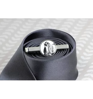 Clydesdale - tie clip with a horse, personalized tie clip, a unique gift for a man from the Art-Dog brand
