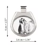 Clydesdale - horse necklace, personalized pendant with a photo, unique necklace for women and men by Art-Dog brand