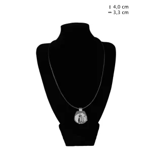 Clydesdale - horse necklace, personalized pendant with a photo, unique necklace for women and men by Art-Dog brand