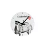 Clydesdale - wall clock with a horse, shelf clock with a print, personalized home decoration from the Art-Dog brand