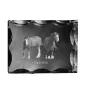 Clydesdale - kryształ ze zdjęciem konia, szklana statuetka ze zdjęciem, wyjątkowa ramka ze zdjęciem marki Art-Dog