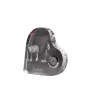 Clydesdale zegar w kształcie serca z koniem Art-Dog