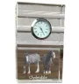 Clydesdale - horloge en verre avec photo, photo de cheval dans un cristal, horloge de bureau personnalisée de la marque Art-Dog