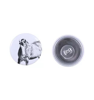 Clydesdale kolczyki z koniem mały Art-Dog