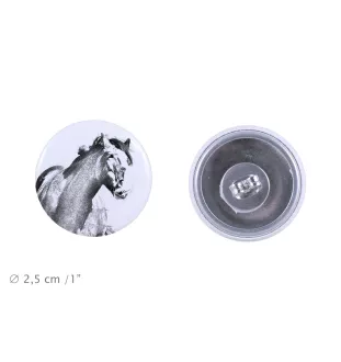 Clydesdale kolczyki z koniem mały Art-Dog