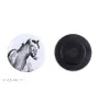 Clydesdale - Magnet mit Pferd, ein einzigartiges Abdruck des Pferdes der Marke Art-Dog