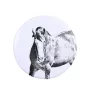 Clydesdale - magnet with a horse, a unique imprint of the Art-Dog horse brand