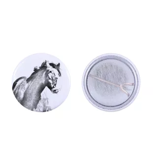 Clydesdale - Hemdverzierung, Taschenanstecker, das perfekte Geschenk mit der Möglichkeit, Ihr eigenes Markenlogo hinzuzufügen.
