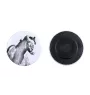 Clydesdale - Magnet mit Pferd, ein einzigartiges Abdruck des Pferdes der Marke Art-Dog