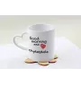 Clydesdale - Tasse mit Hund, entzückende Tasse mit herzförmigem Henkel, universelles Geschenk der Marke Art-Dog