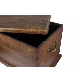 Tschechisches Warmblut Urn für Pferdeasche, personalisierte Urne mit Foto, große Box für Pferdeasche von der Marke Art-Dog