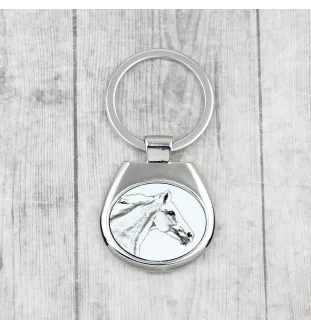 Cheval de sang tchèque - porte-clés avec un cheval, porte-clés imprimé, breloque personnalisée de la marque Art-Dog