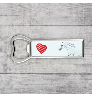 Tschechisches Warmblut - Flaschenöffner mit Pferd, personalisierter Kühlschranköffner, einzigartiges Geschenk für Männer von der Marke Art-Dog