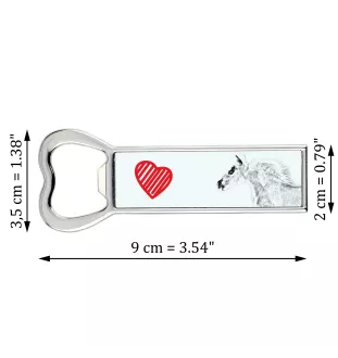 Falabella - ouvre-bouteille avec un cheval, ouvre-bouteille personnalisé pour le réfrigérateur, cadeau unique pour homme de la marque Art-Dog