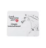 Czech Warmblood - mouse pad with print, personalized pad with a horse, unique gadget for an office worker from the Art-Dog brand