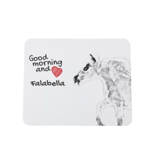 Falabella - tapis de souris imprimé, tapis de souris personnalisé avec un cheval, un gadget unique pour un employé de bureau de la marque Art-Dog