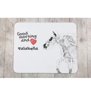 Falabella - Mauspad mit Druck, personalisiertes Mauspad mit Pferd, einzigartiges Gadget für Büroangestellte von Art-Dog.