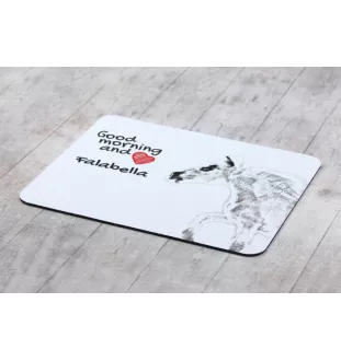 Falabella - tapis de souris imprimé, tapis de souris personnalisé avec un cheval, un gadget unique pour un employé de bureau de la marque Art-Dog