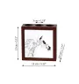 Falabella - porte-stylo avec un cheval, organiseur de bureau avec impression, décoration de bureau personnalisée de la marque Art-Dog