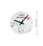Czech Warmblood - wall clock with a horse, shelf clock with a print, personalized home decoration from the Art-Dog brand