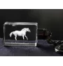 Czeski koń gorącokrwisty brelok kryształowy z koniem Art-Dog