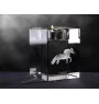 Falabella - Candle holder with picture of a horse, crystal tealight holder, personalised gift by Art-Dog brand