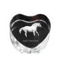 Cheval de sang tchèque - une photo de cheval dans un cristal, un cœur en cristal, un cadre exceptionnel avec une photo de la marque Art-Dog
