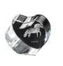 Falabella - Pferdefoto im Kristall, Kristallherz, einzigartiger Bilderrahmen der Marke Art-Dog