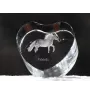 Falabella - a photo of a horse in crystal, a crystal heart, a unique frame with a photo from the Art-Dog brand