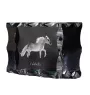 Falabella - Kristall mit einem Pferdebild, Glasstatuette mit einem Bild, einzigartiger Bilderrahmen der Marke Art-Dog