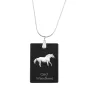 Cheval de sang tchèque - Crystal pendant with horse, silver necklace with photo, personalised pendant by Art-Dog brand