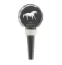 Cheval de sang tchèque - Bouchon de bouteille en cristal avec cheval, bouchon de vin unique avec photo, cadeau personnalisé pour sommelier par la marque Art-Dog