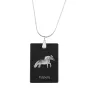 Falabella - Crystal pendant with horse, silver necklace with photo, personalised pendant by Art-Dog brand